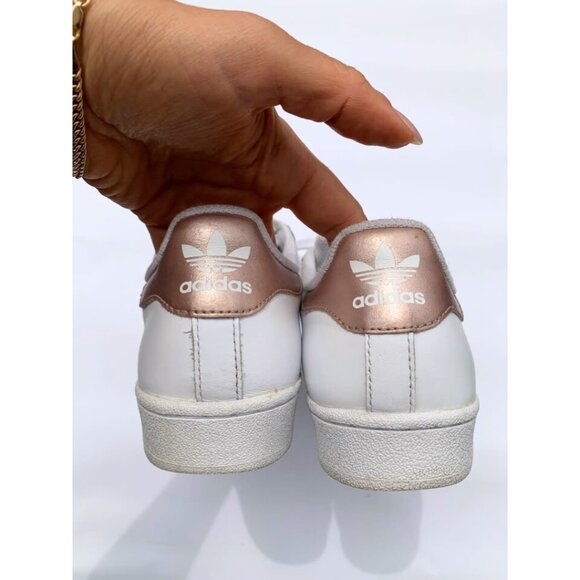 Adidas Superstar Women’s Sneakers – US 7, Rose Gold - Picture 6 of 8